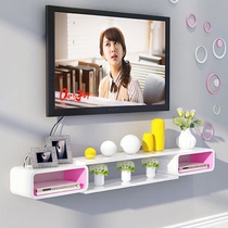 Set-top Box Shelve Wall Wall-mounted TV Cabinet Living-room Video Wall Decoration Rack Bedroom Background Wall Partition