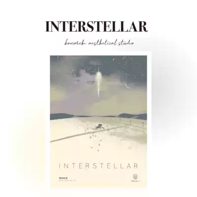 Komorebi niche literary texture super good Nolan Interstellar Interstellar film poster