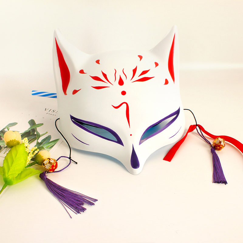 Halloween mask full face fox demon little matchmaker beauty mask vibrato dance party and wind cat face fox two-dimensional