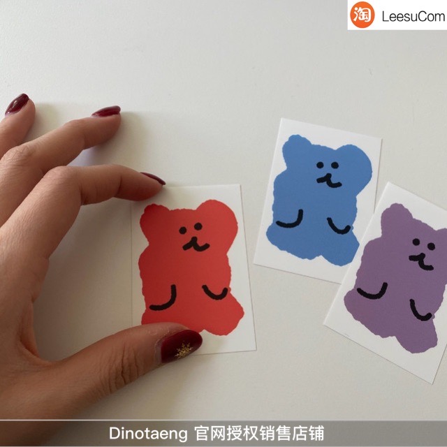 (spot) Dinotaeng Korean Cubs cute sticker hand ledger mobile phone computer decorative material