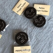 (Spot) Aeiou Korea niche design French stick figure RcR smiley face mobile phone airbag bracket