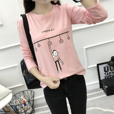 月子服哺乳衣上衣纯棉可爱透气棉夏季妈月子公主坐月子时尚秋款
