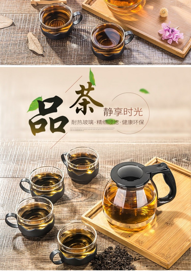 Câu chuyện về nước Bộ lọc thủy tinh nóng Ấm trà Nhiệt độ cao Bong bóng Ấm trà Hộ gia đình Ấm đun nước Trà bộ ấm trà đẹp giá rẻ