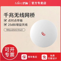 MikroTik RBDynaDishG-5HacD DynaDish5 ac Gigabit wireless bridge long distance