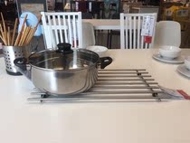 (IKEA domestic lanpuli pot pad stainless steel anti-scalding pad for home use more practical