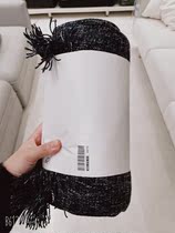 IKEA IKEA casual blanket Ingeron sofa blanket air conditioning blanket lunch break cover blanket simple white gray