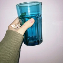 IKEA IKEA Boxel glass transparent water cup Daily household cup can hold hot water couple cup practical