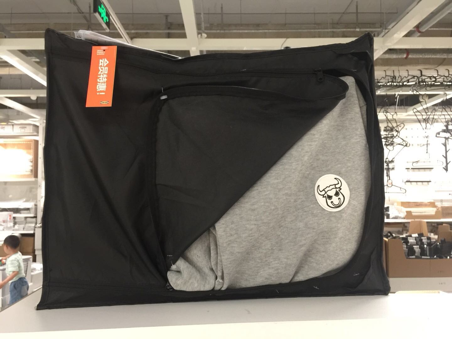 Hoarding and clearing IKEA domestic Skubu storage bag finishing box storage box 44x55x19 special offer