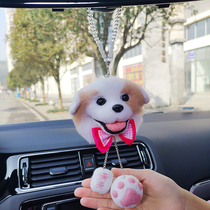 Car pendant pet custom finished car accessories DIY wool felt simulation dog Corgi Chihuahua new products
