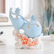 Hulu furnished ceramic decoration TV wine cabinet giftsLiving room bedroom room minimalist artwork