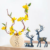 Deer Pendulum pieces Ceramics Wedding Gifts New Wedding Room Swing Pieces TV Cabinet Decorations Home Wine Cabinet Genguan Creative Gifts