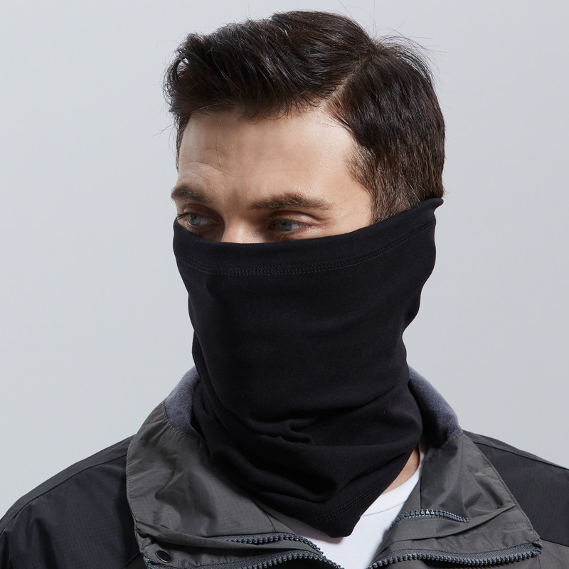 Winter outdoor warm windproof cold riding turban Ski mask Cycling neck towel collar cover face protection male