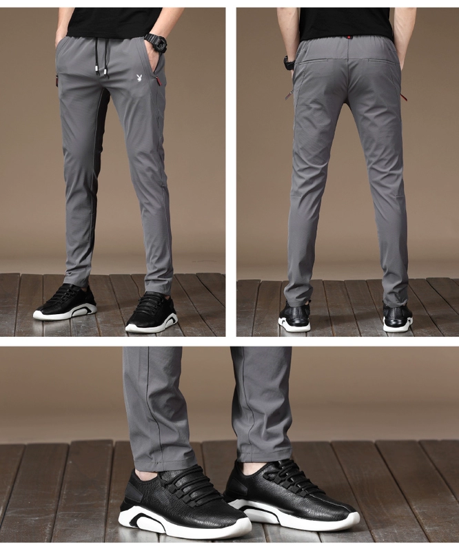 Playboy xuân nam quần âu xu hướng hàn quốc xuân hè quần tây thể thao nam xuân 2019 mới - Crop Jeans