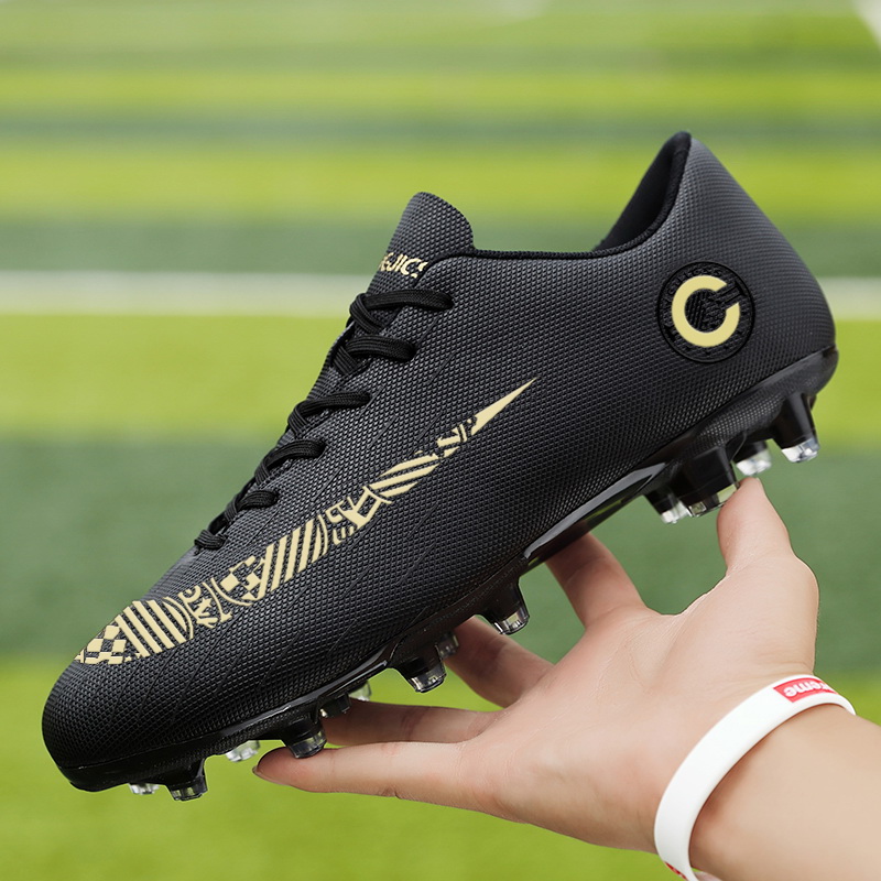 Messi C Ronaldo Assassin 14 football shoes men and women broken nails ag long nails children boys students adult training little plum