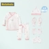 Balabala babyiesies bé sơ sinh cotton đồ lót bộ quà tặng sơ sinh 6 miếng quần áo set quà công chúa cho bé gái Bộ quà tặng em bé