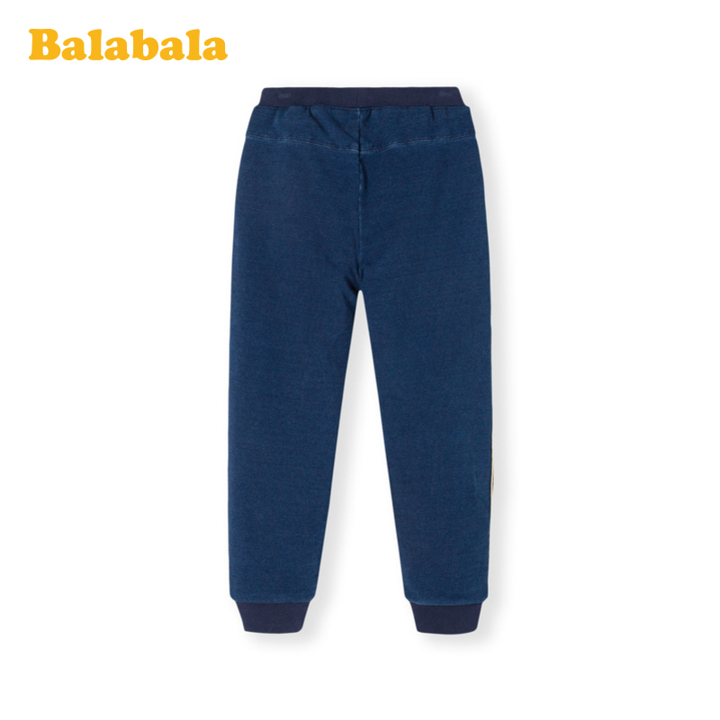 Balabala Quần áo trẻ em cô gái Stretch dệt kim Jeans 2019 mới mùa thu / Look Casual Winter trẻ em.