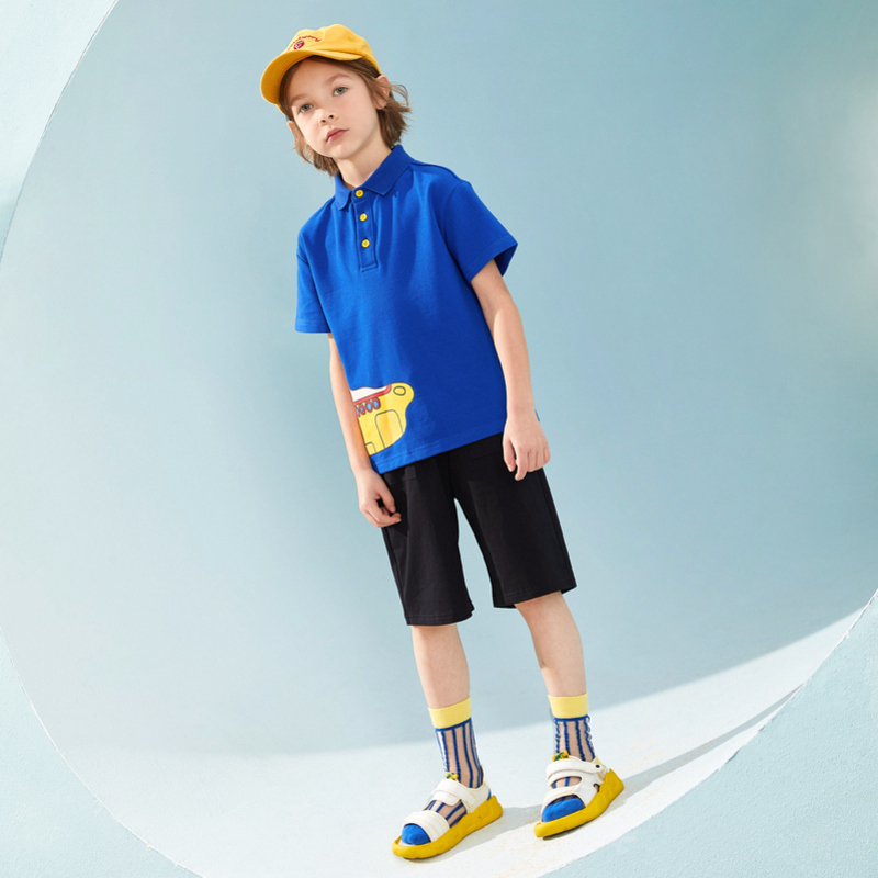 Barabara của Battibati trai ngắn tay áo vỏ bọc Sport Kids Polo Hai mảnh mới 2020.