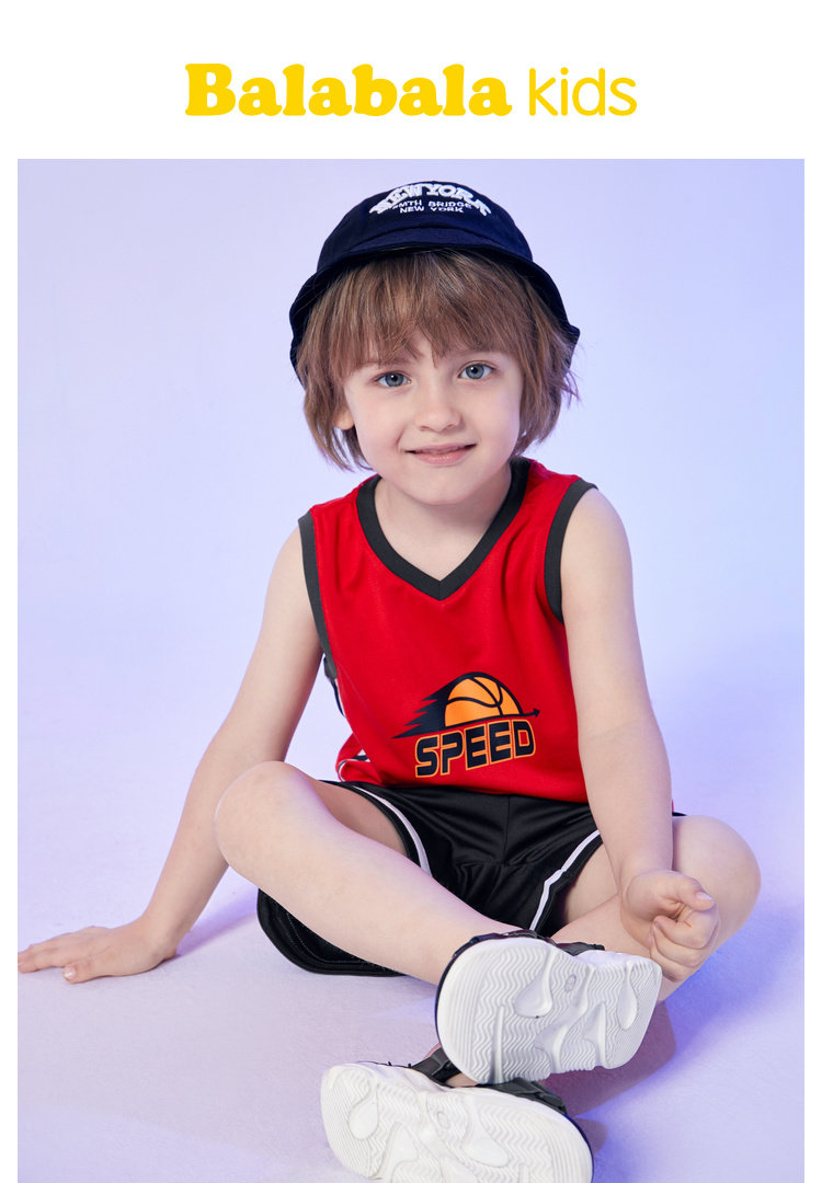 巴拉巴拉 男幼童短袖运动套装 淘宝优惠券折后￥49.9包邮（￥149.9-100）90~130码2色可选