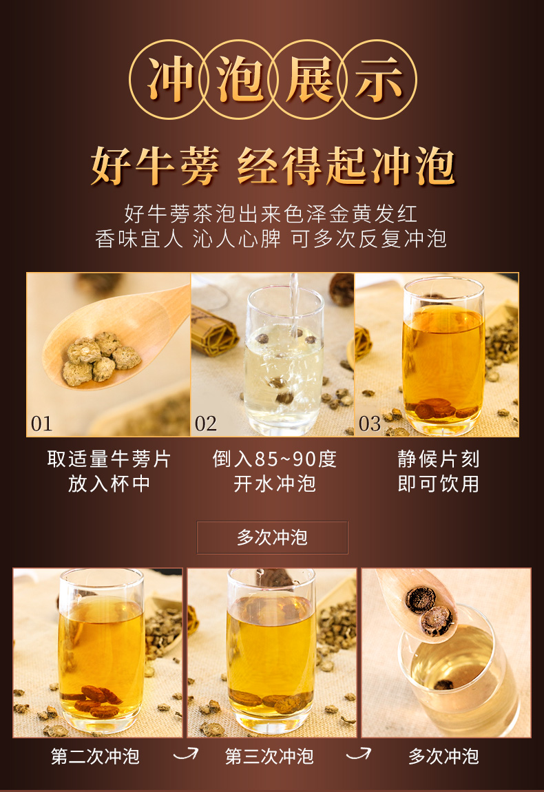 北京同仁堂 黄金牛蒡茶 170g 降3高 补充维生素 图11
