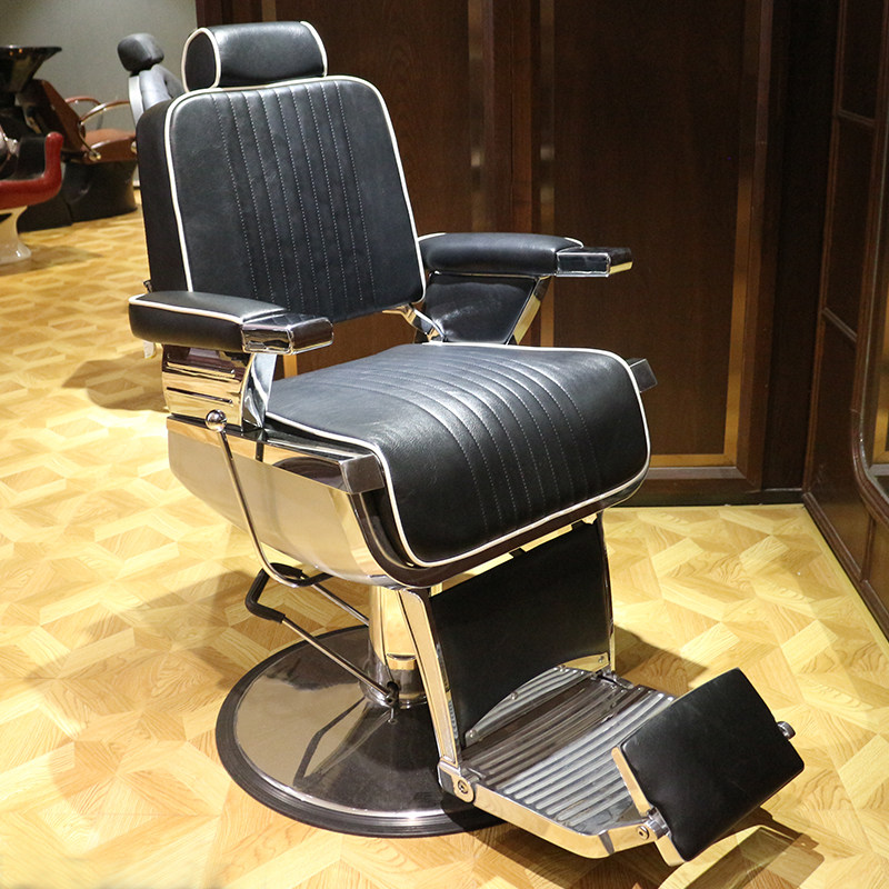 Yalong men's oil head chair hair salon hairdressing haircut lift chair hair salon special hair salon head treatment chair can be folded down