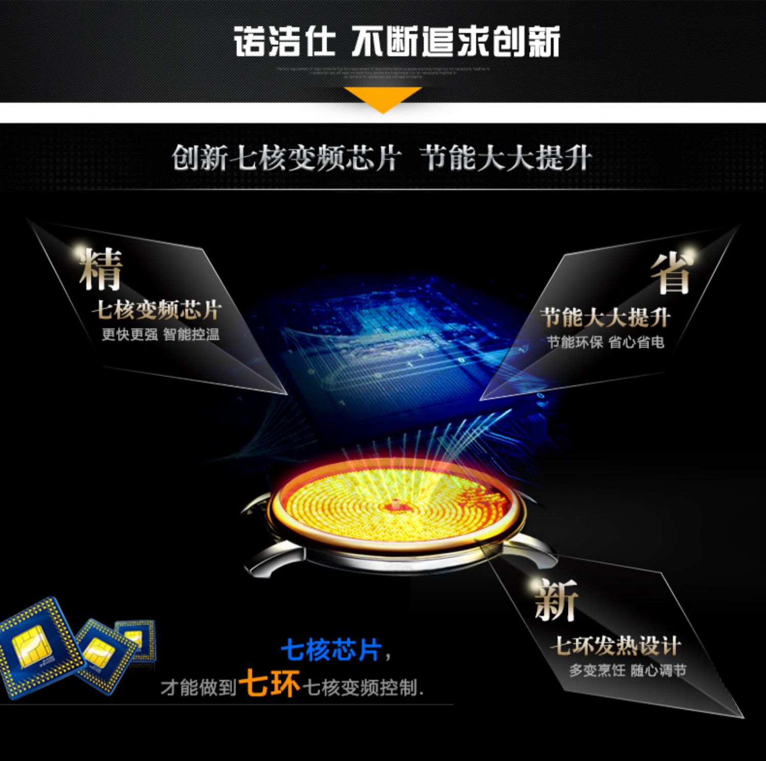 Nuojie Shi 3200W nhúng nhúng bếp điện gốm đối lưu lò cảm ứng bếp thông minh hộ gia đình xào bếp đơn công suất cao - Bếp điện bếp từ loại nào tốt