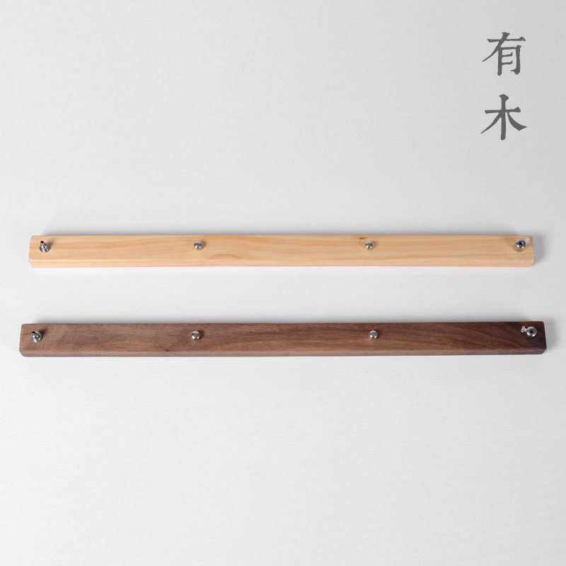 There is a special ceiling plate for long chandeliers (cost sales are not only sold) pine black walnut solid wood