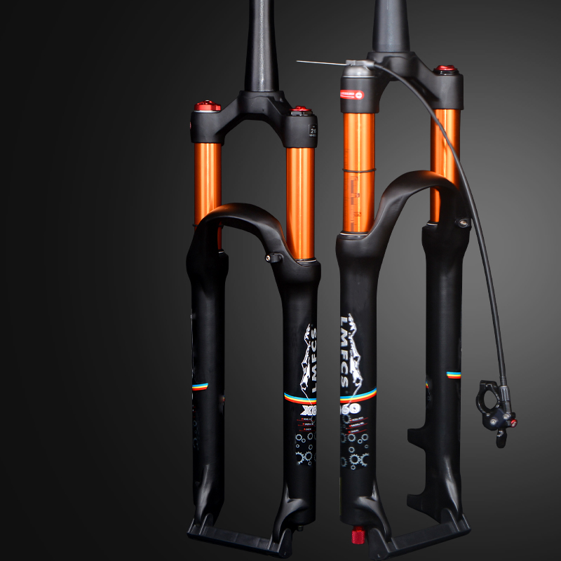 Mountain bicycle front fork axar cone vertebral 2627 529 inch damping line control air shock - absorber aluminum alloy