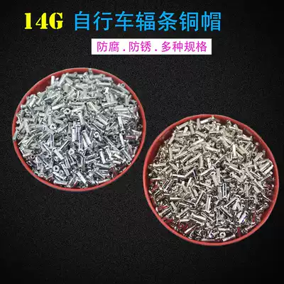 Bicycle MOUNTAIN BIKE 14G STEEL WIRE COPPER head PURE copper SPOKES LENGTHENED STEEL wire cap 12MM 14MM 16MM