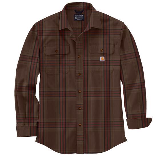 Carhartt Loose Fit Heavyweight Flannel Plaid Thick Flannel Shirt 105947