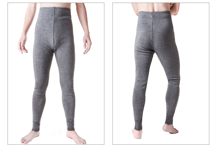 Mặc quần len nam, quần dệt kim, phần mỏng, quần ấm, co giãn, eo cao, quần legging, quần cashmere, mùa đông bán quần tất thu đông nam nữ