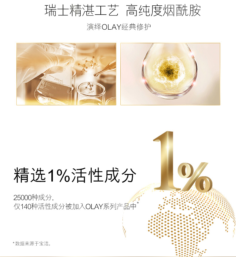 Olay Olay Oil Light White Bottle Chăm Sóc Da Mặt 30ml Blemish Hydrating Sáng Trắng Nicotinamide Vitamin B3 serum galactomyces