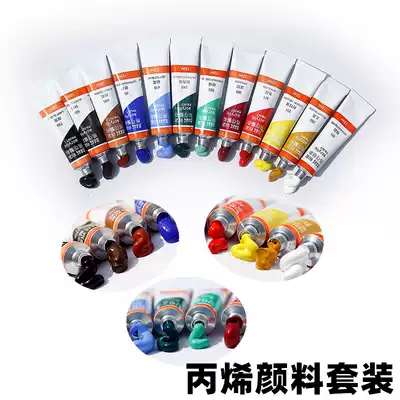 Yan Xi 12 18 24-color painter special oil painting frame Acrylic painting paint set