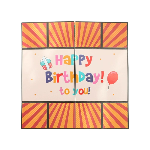 Открытка, трехмерная складная дизайнерская складная бумага для друга, DIY, изысканный стиль, креативный подарок, в 3d формате