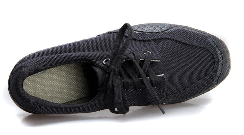 Boots militaires pour homme en toile - Ref 1399678 Image 10