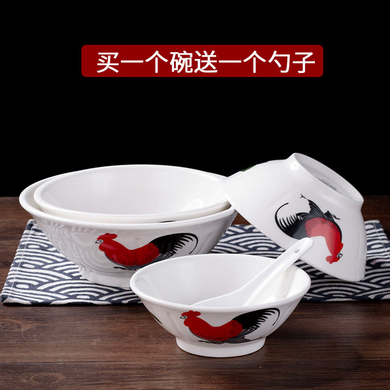 复古狂潮来袭!陶瓷公鸡碗到底凭什么火遍全网?怀旧神器+早餐神器=双倍心动💘-碗-淘宝好物网