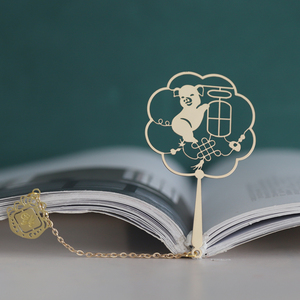 彩色节日书签小清新学生用金属书签