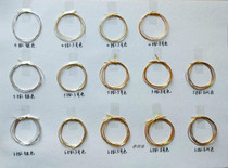 (Static embroidery edge) Su embroidery DIY plate gold thread sample comparison card plate gold thread color thickness comparison