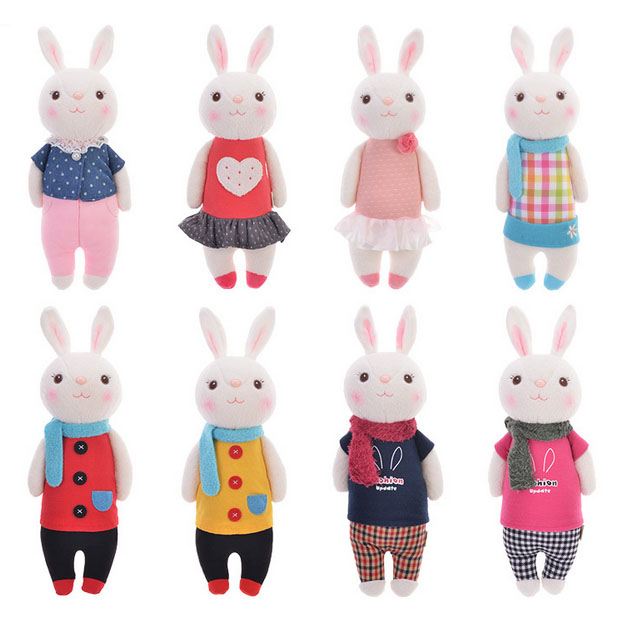 Foreign Trade Outlet Cute Rabbit Doll Paparazzi Baby Suede Toy Female Baby Sleep Appeasement Doll Cuddle
