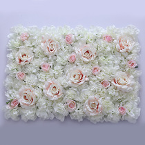 Hot Selling Wedding Celebration Flower Wall Wedding Decoration Background Wall Flower Platoon Rose Embroidered Embroidered Embroidered Embroidered Craft