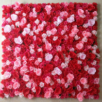 New Encryption Emulation Rose Wall Wedding Celebration Plant Wall Photo Gallery Wedding Dress Shooting Beauty Salon Background Wall Decoration