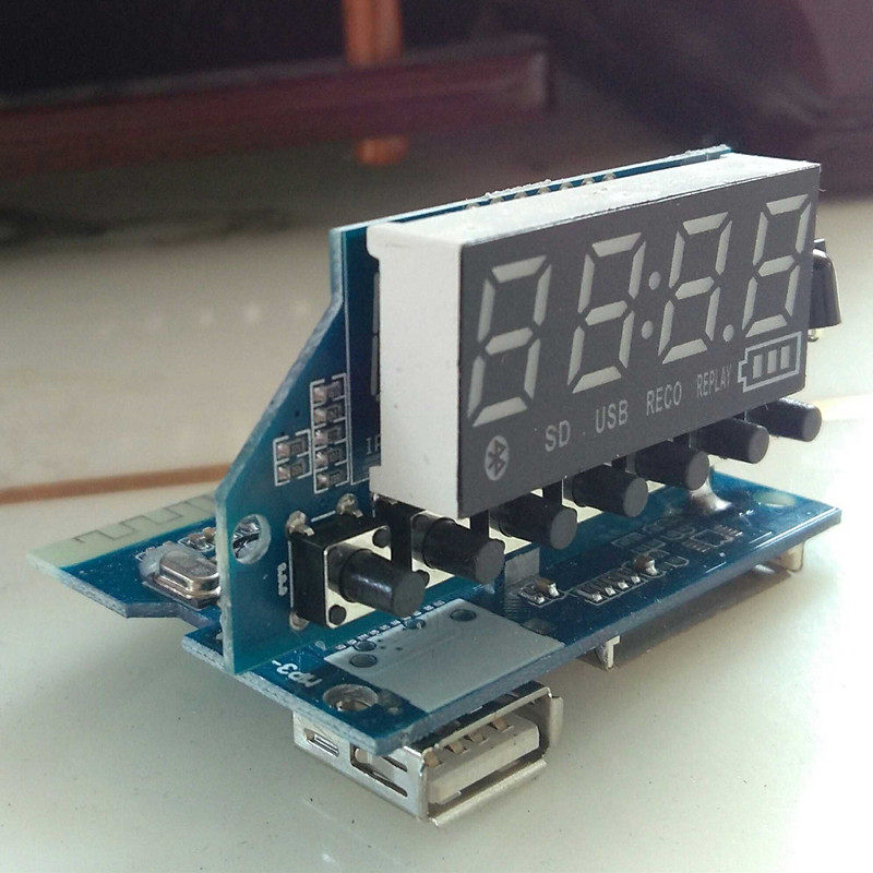 Bluetooth digital display USB decoding board Recording FM button remote control special price universal decoder APE compatible MP3-2207