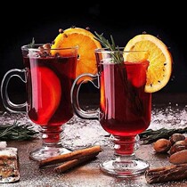 Red-free glass Irish coffee cup hot toy cocktail glass hot red wine cup winter glass
