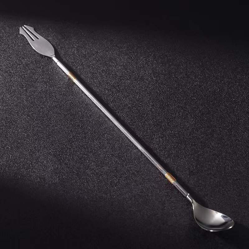 Original imported 33 3cm particle gold anti - slip professional stainless steel bar mixing coffee bar