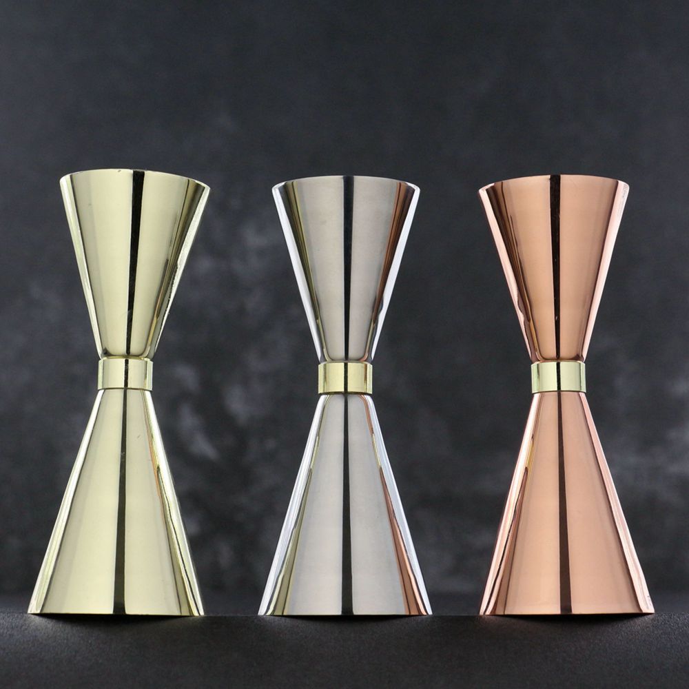 Japanese gold ring ounce cup mixer Mr Slim gold ring cup stainless steel wine cup