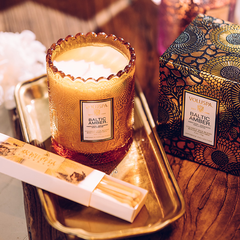 Voluspa Incense Candle American Lace Cup Home Small Crowd Smoother Sleep essential Oil candle scented Mother's Day