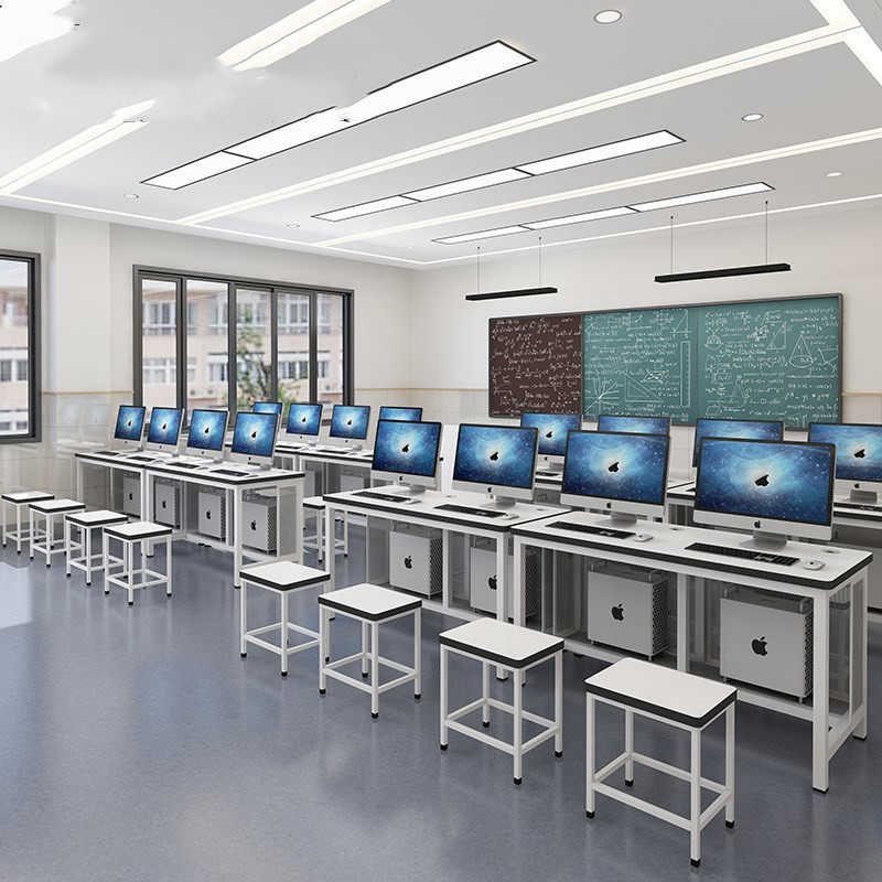 School room computer desk Primary and secondary school students Microcomputer Classroom Desk Subnet café class table and chairs Combined