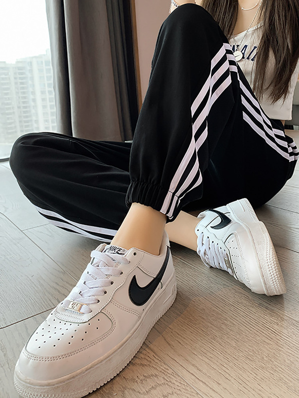 Women's Sports Pants, Spring and Autumn Thin Style, 2026 New Model, Loose Fit, Jogger Style, Summer Cropped, Pure Cotton, Petite Casual Sweatpants for Women