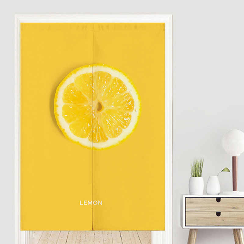 Door Curtain, Partition Curtain, Fruit Shop Fabric Half Curtain, Room Home Use, Bedroom, Living Room, Kitchen Hanging Curtain, Shop Commercial Use