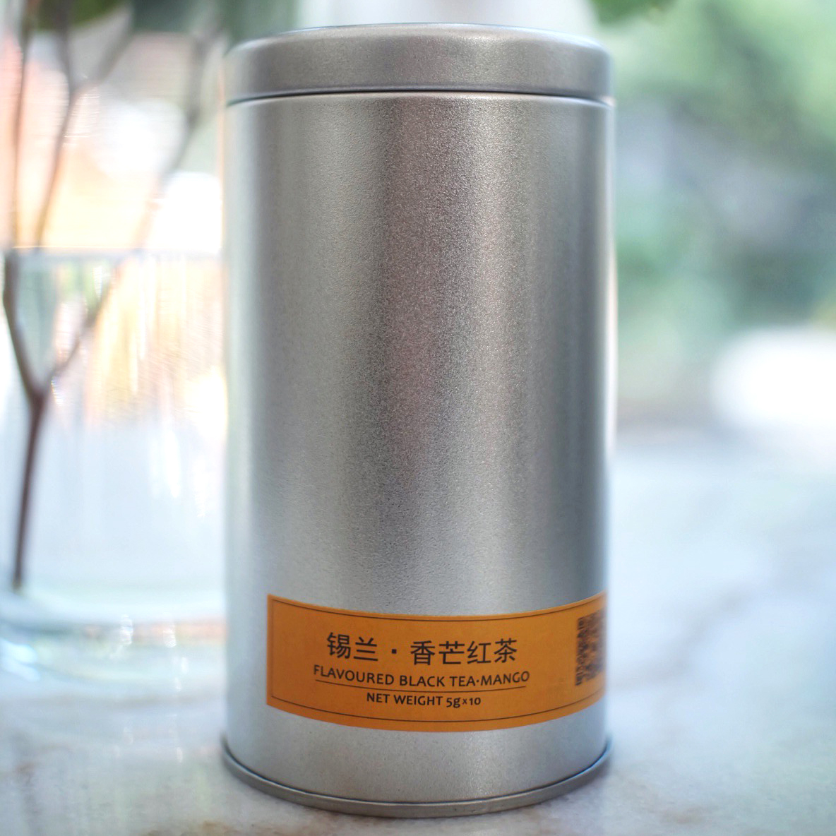 Aunt Zhao Sri Lankan mango black tea Ceylon black tea boiled milk tea large triangle tea bag can be used for cold brewing tea