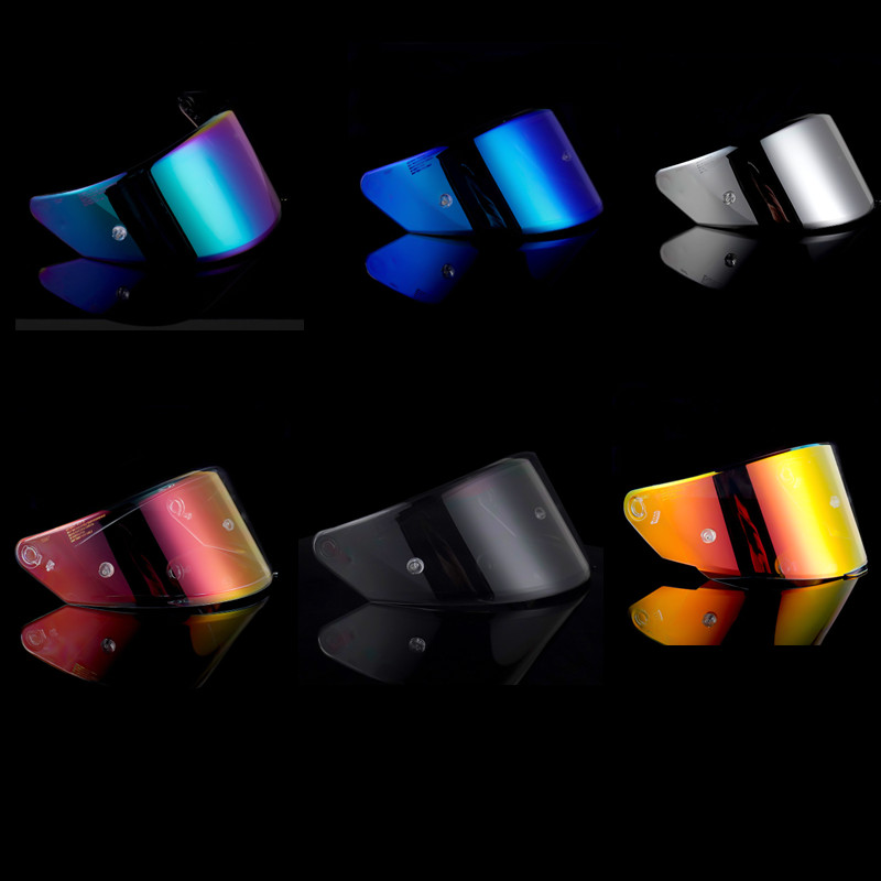 KYT helmet lens anti - fog paste fits NFR NX full helmet gold and silver semi - helmet aurora color blue and transparent